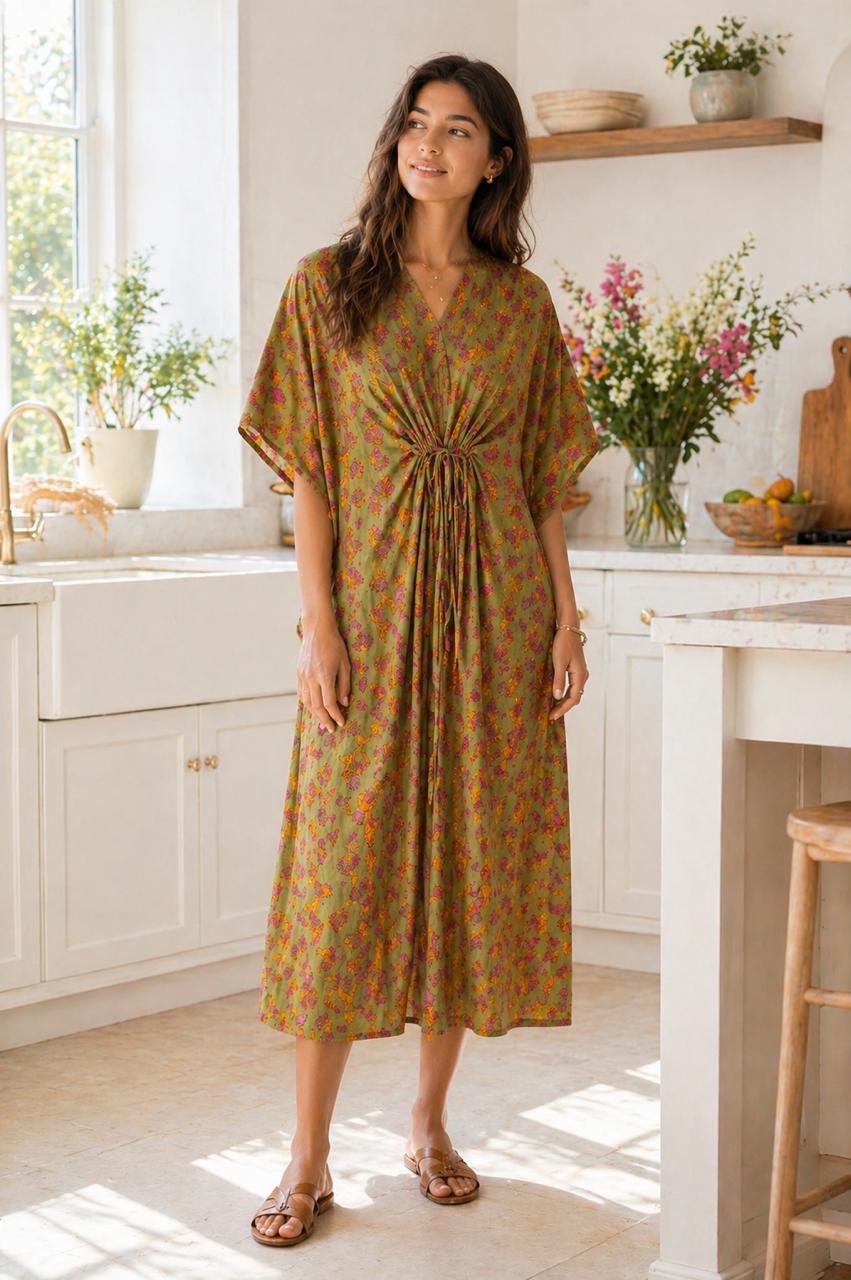 Meadow Olive Kaftan