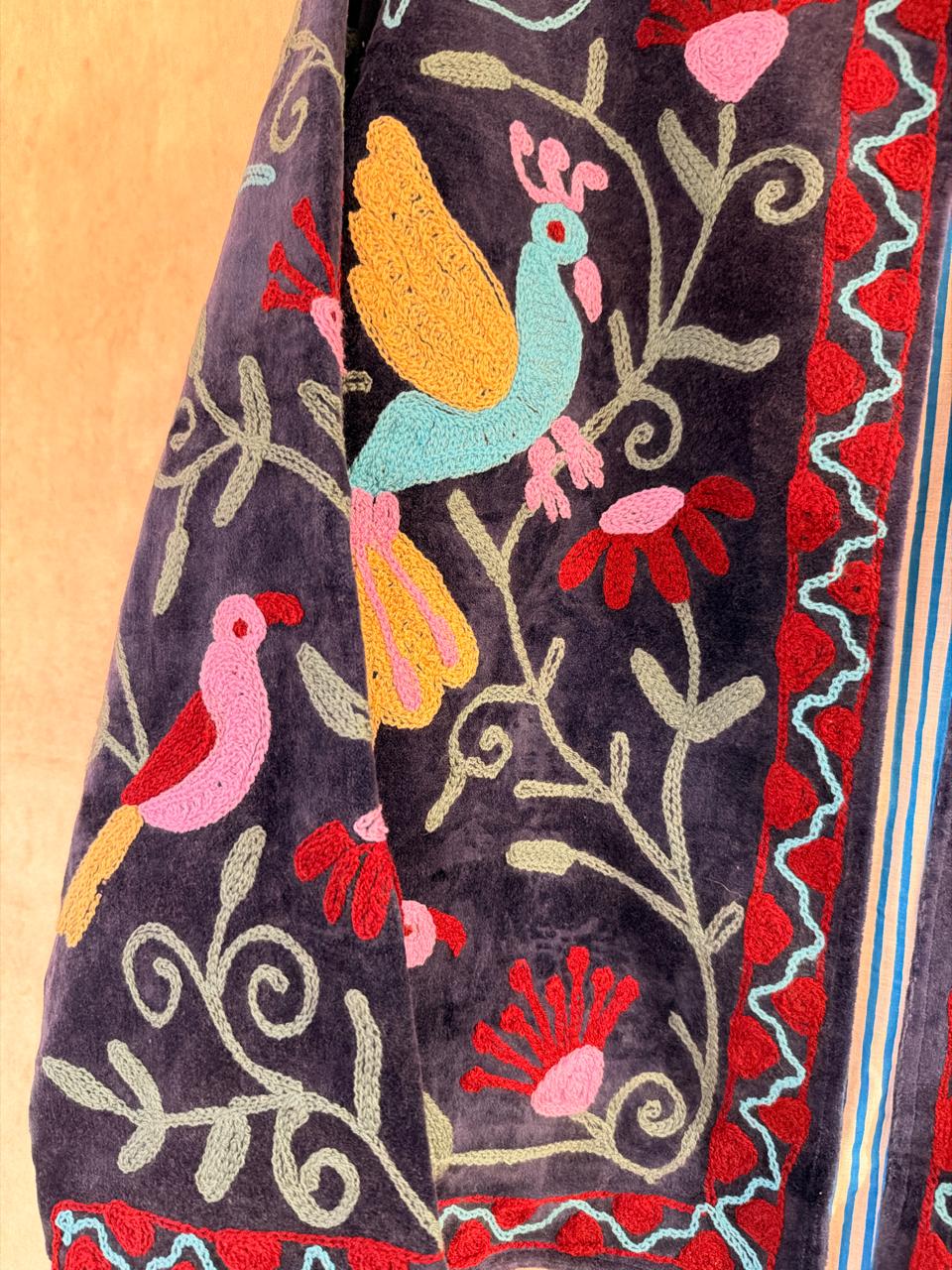 Midnight Aviary Embroidered Jacket