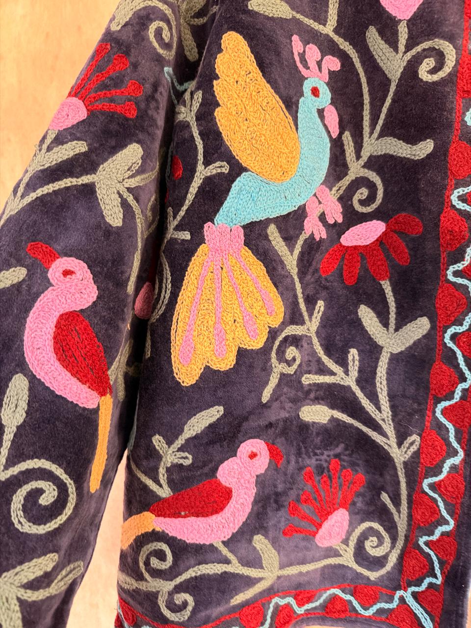 Midnight Aviary Embroidered Jacket