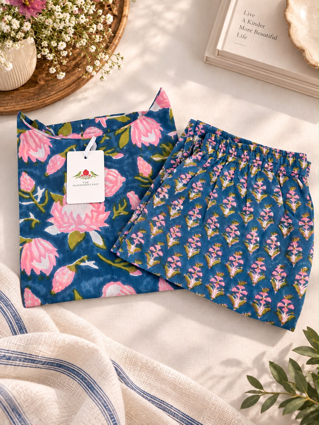 Midnight Blossom Printed Co-ord Set