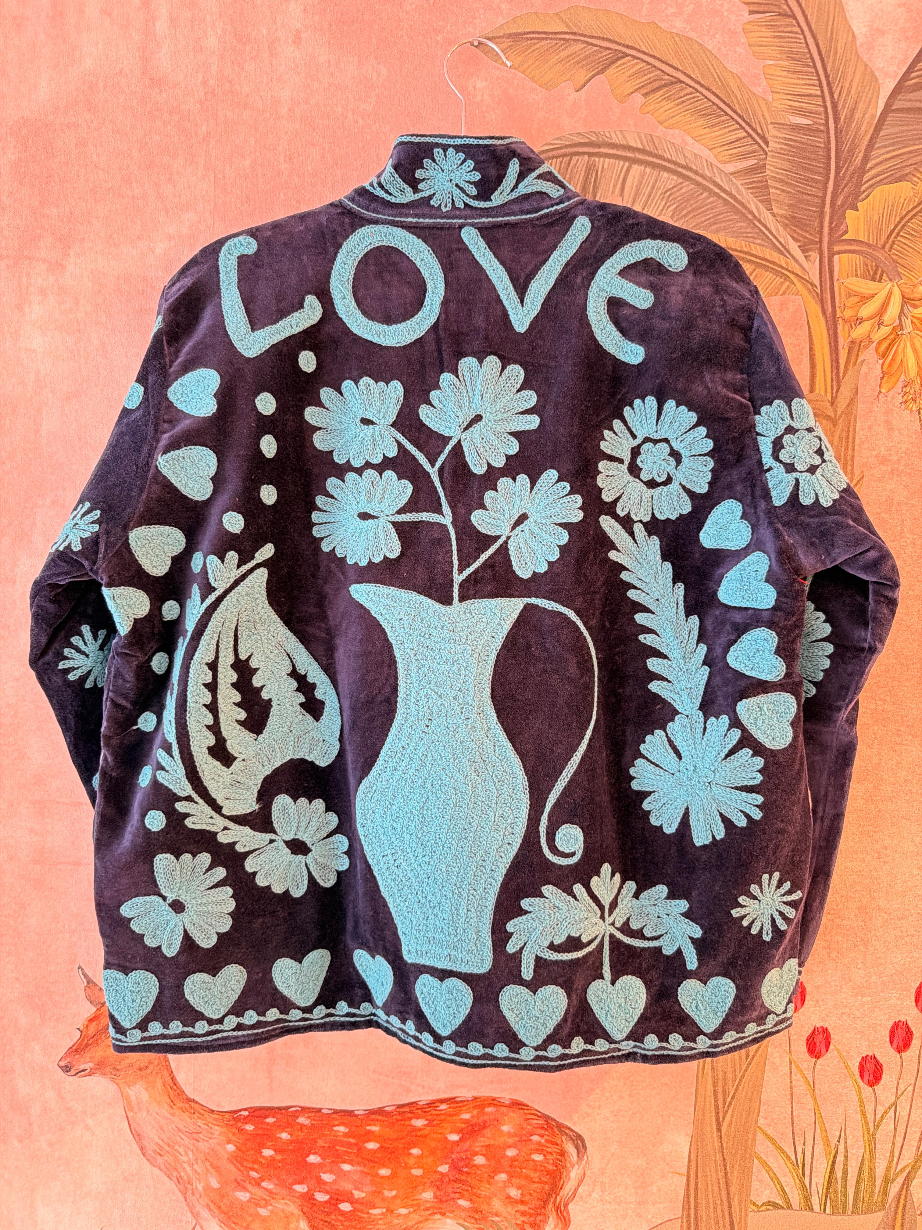 Midnight Folk Embroidered Jacket