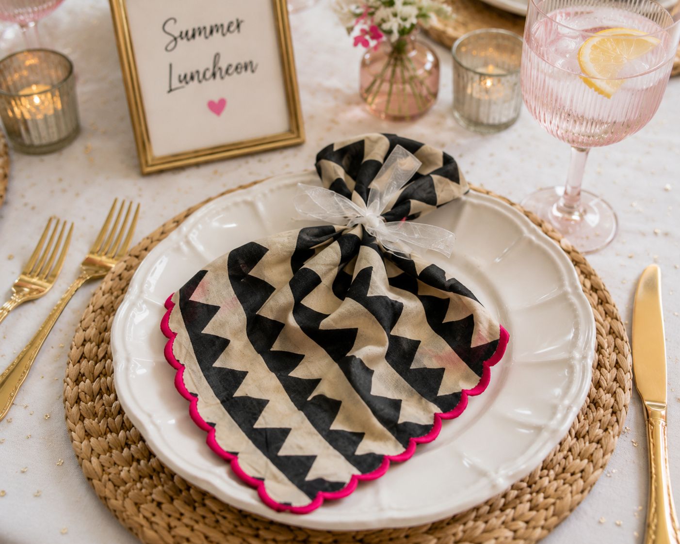 Midnight Mosaic Napkin Set of 6