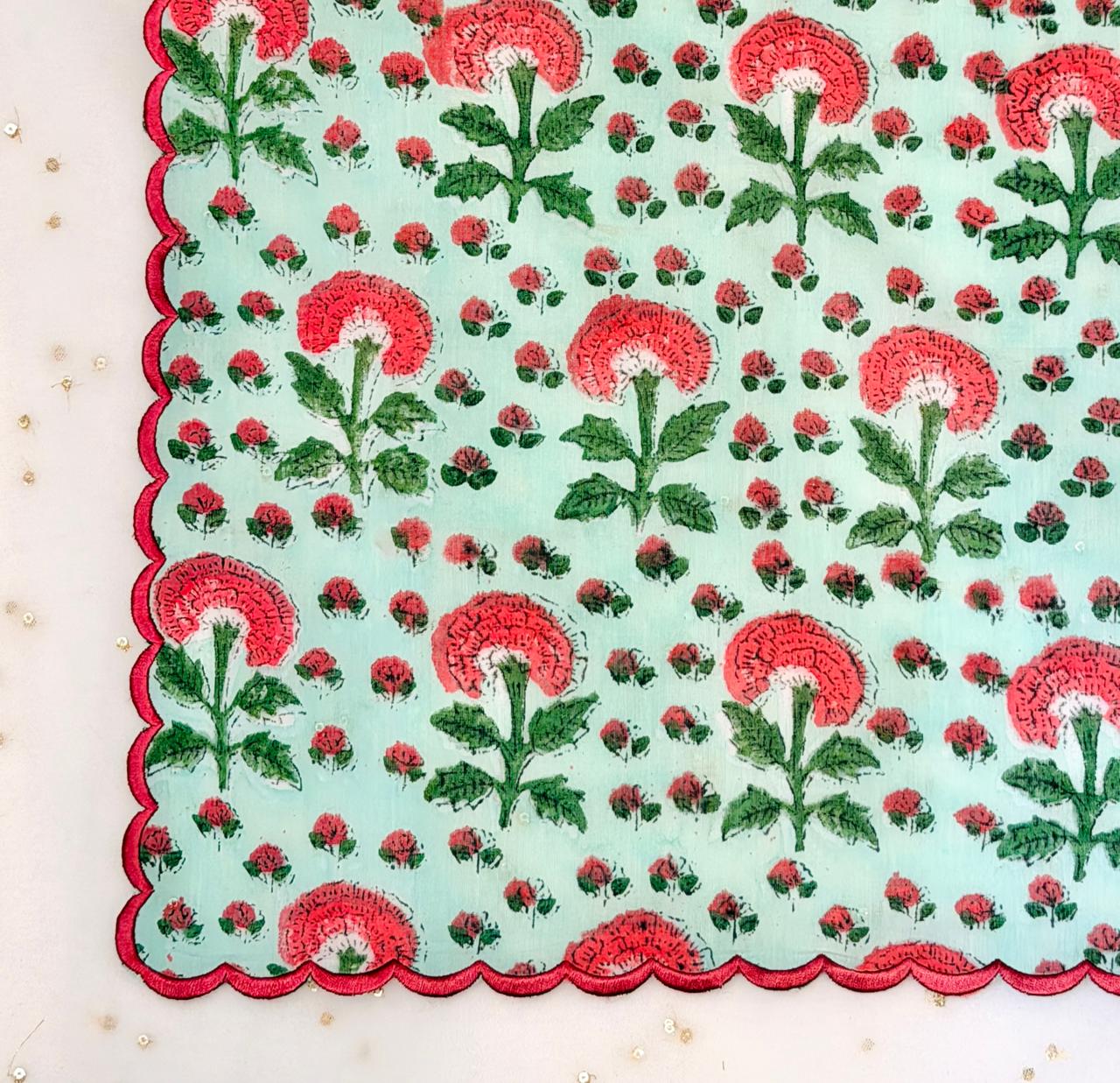 Mint Jardin Napkin Set of 6