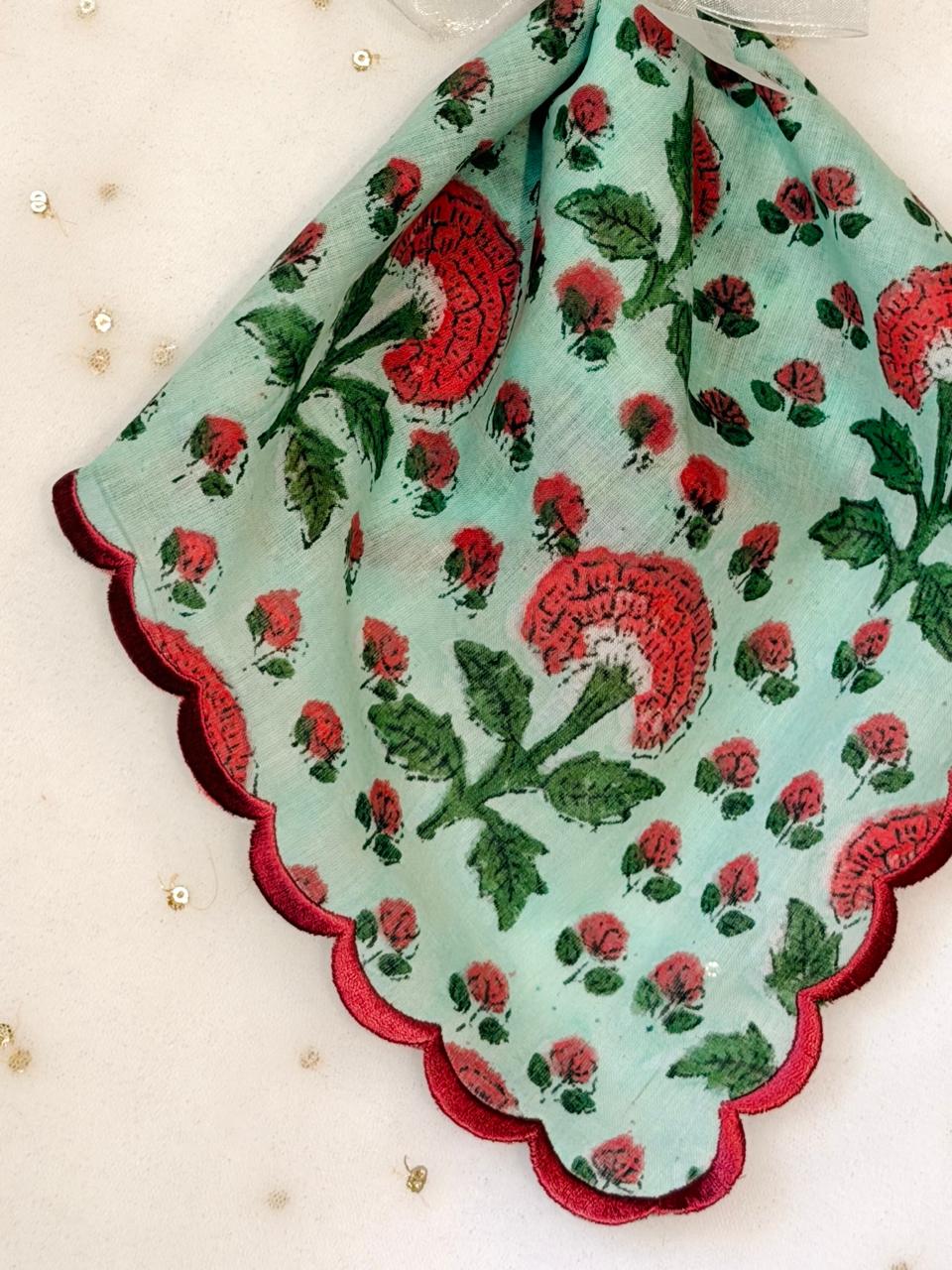 Mint Jardin Napkin Set of 6