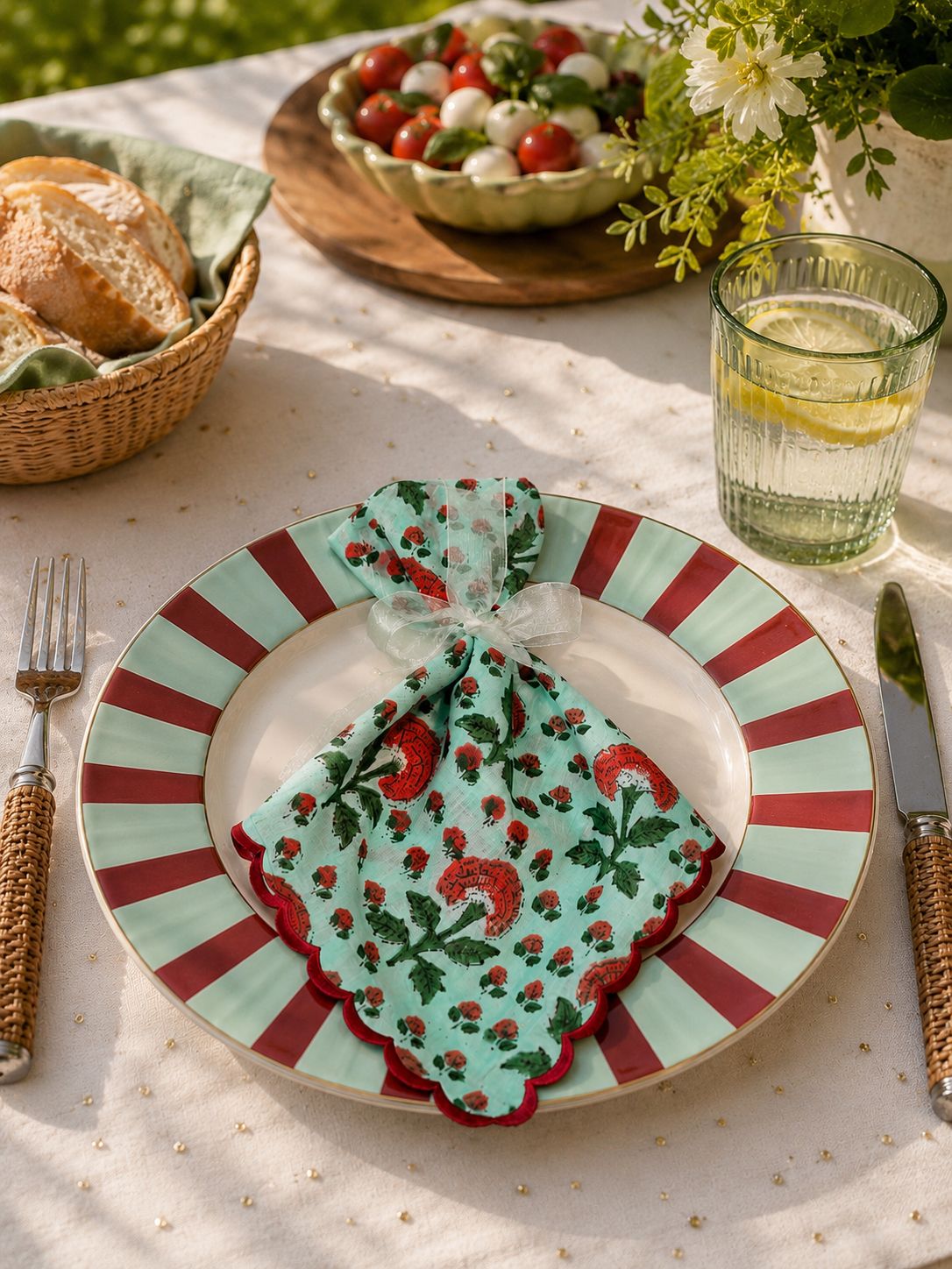 Mint Jardin Napkin Set of 6