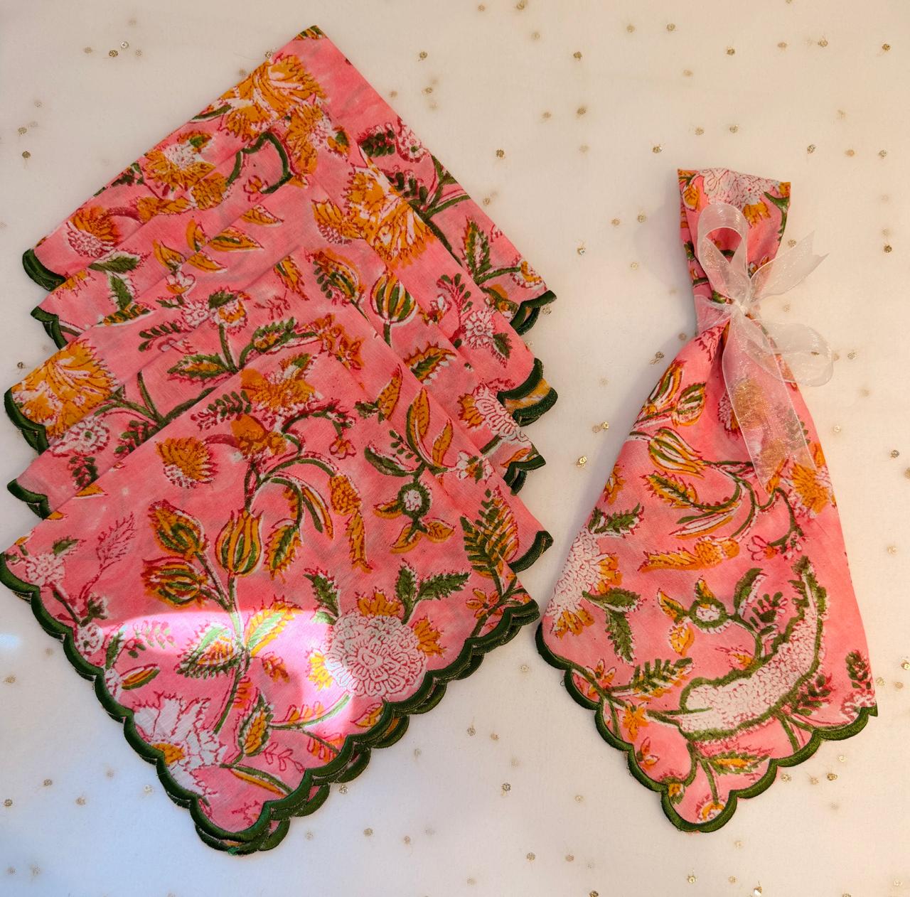 Saffron Fleur Napkin Set of 6