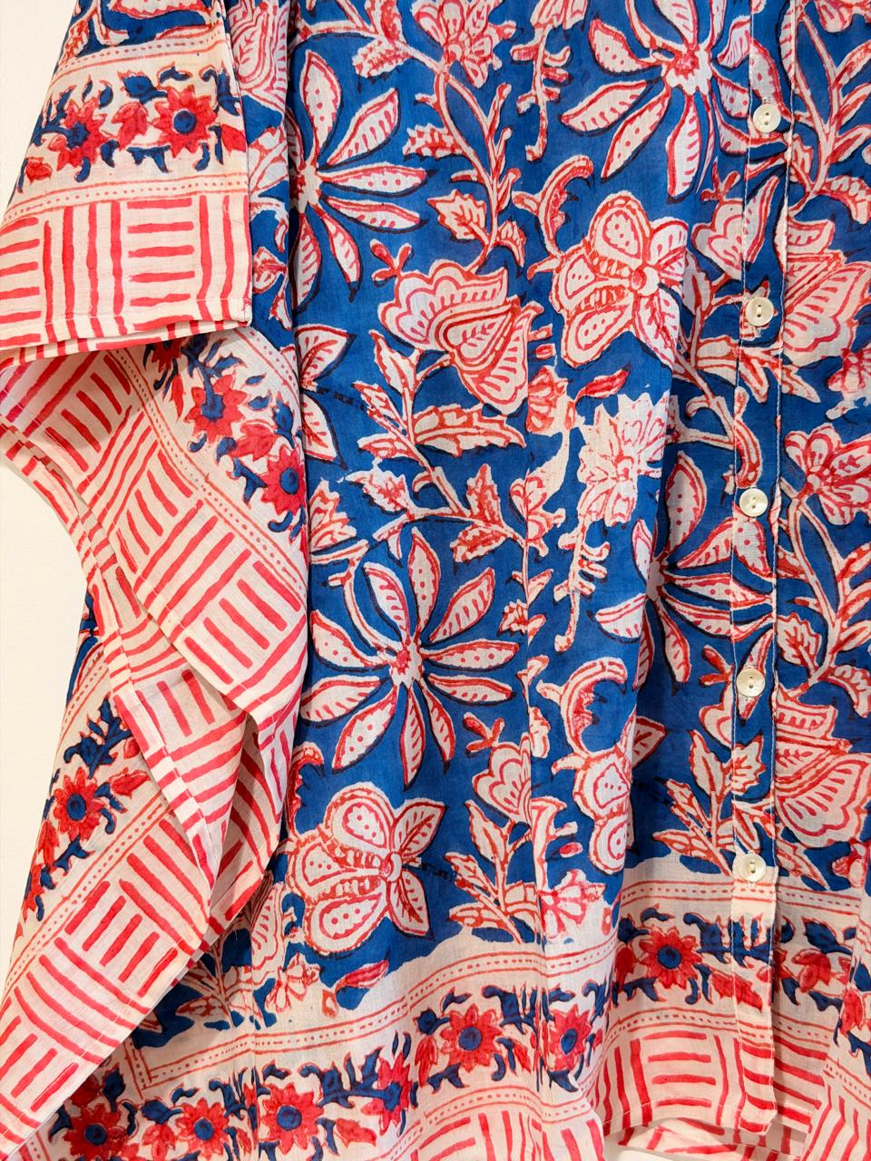 Saint-Tropez Floral Kaftaan Shirt