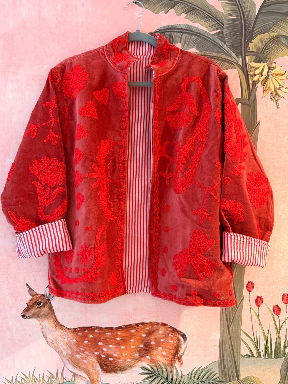 Scarlet Love Embroidered Jacket