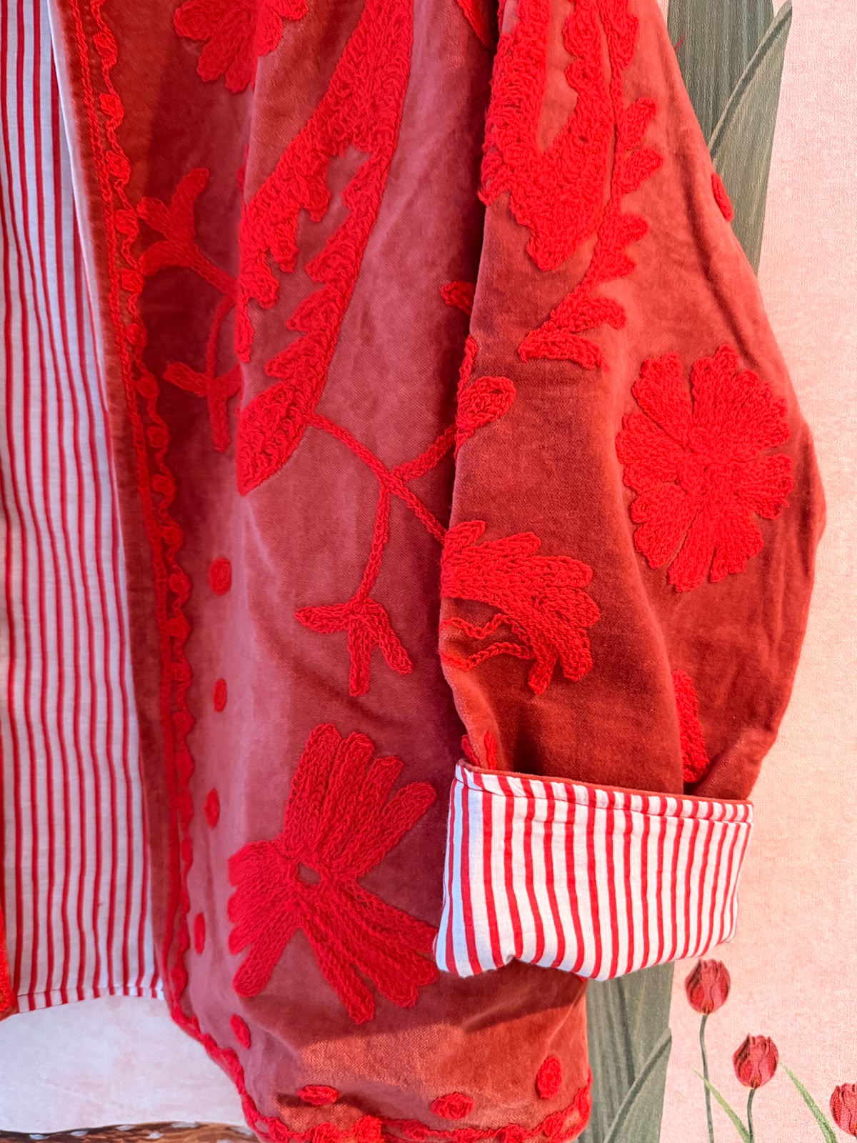 Scarlet Love Embroidered Jacket