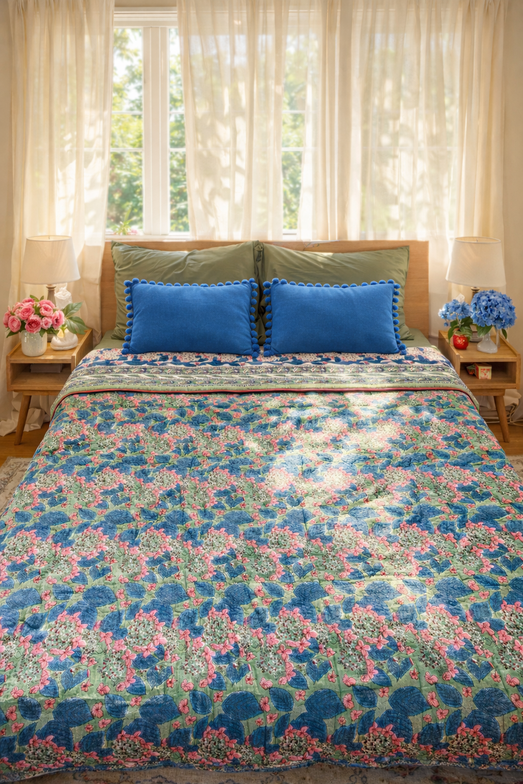 Emerald Eve Reversible - Queen Quilt