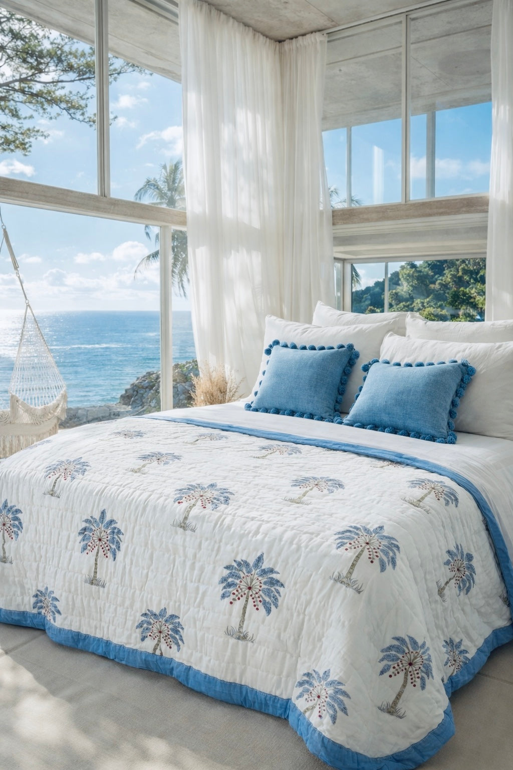 Palm Beach Reversible - Queen Quilt