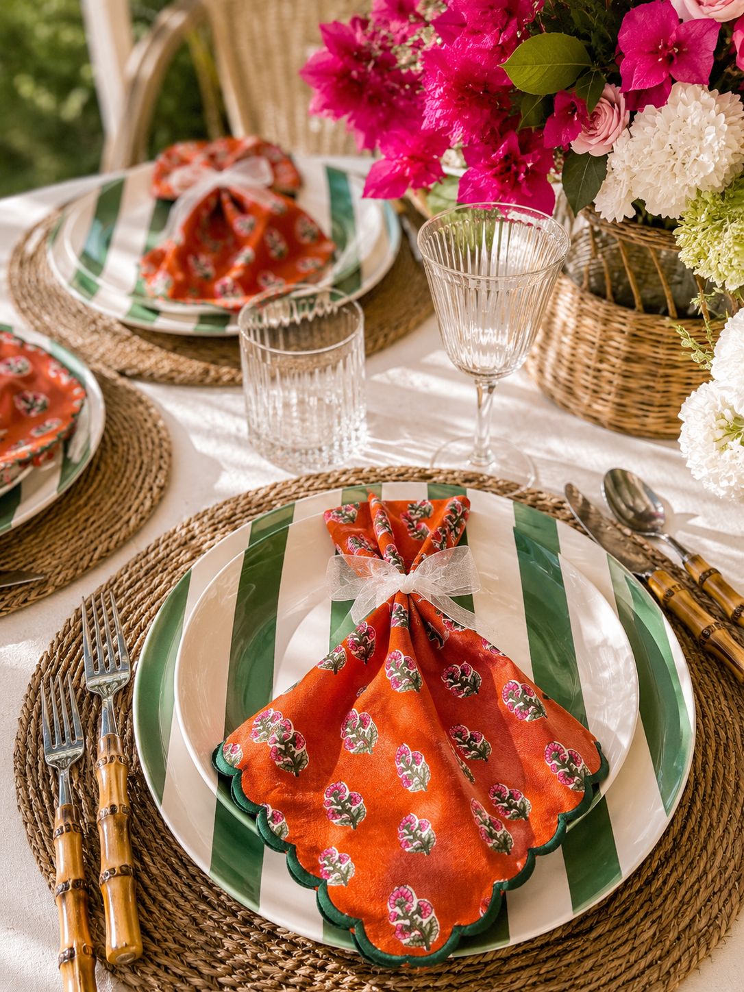 Tangerine Bloom Napkin Set of 6