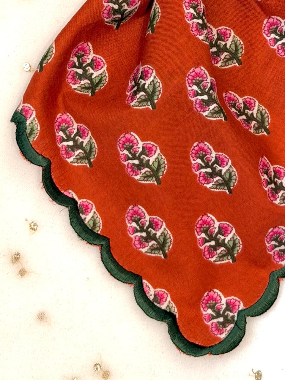 Tangerine Bloom Napkin Set of 6