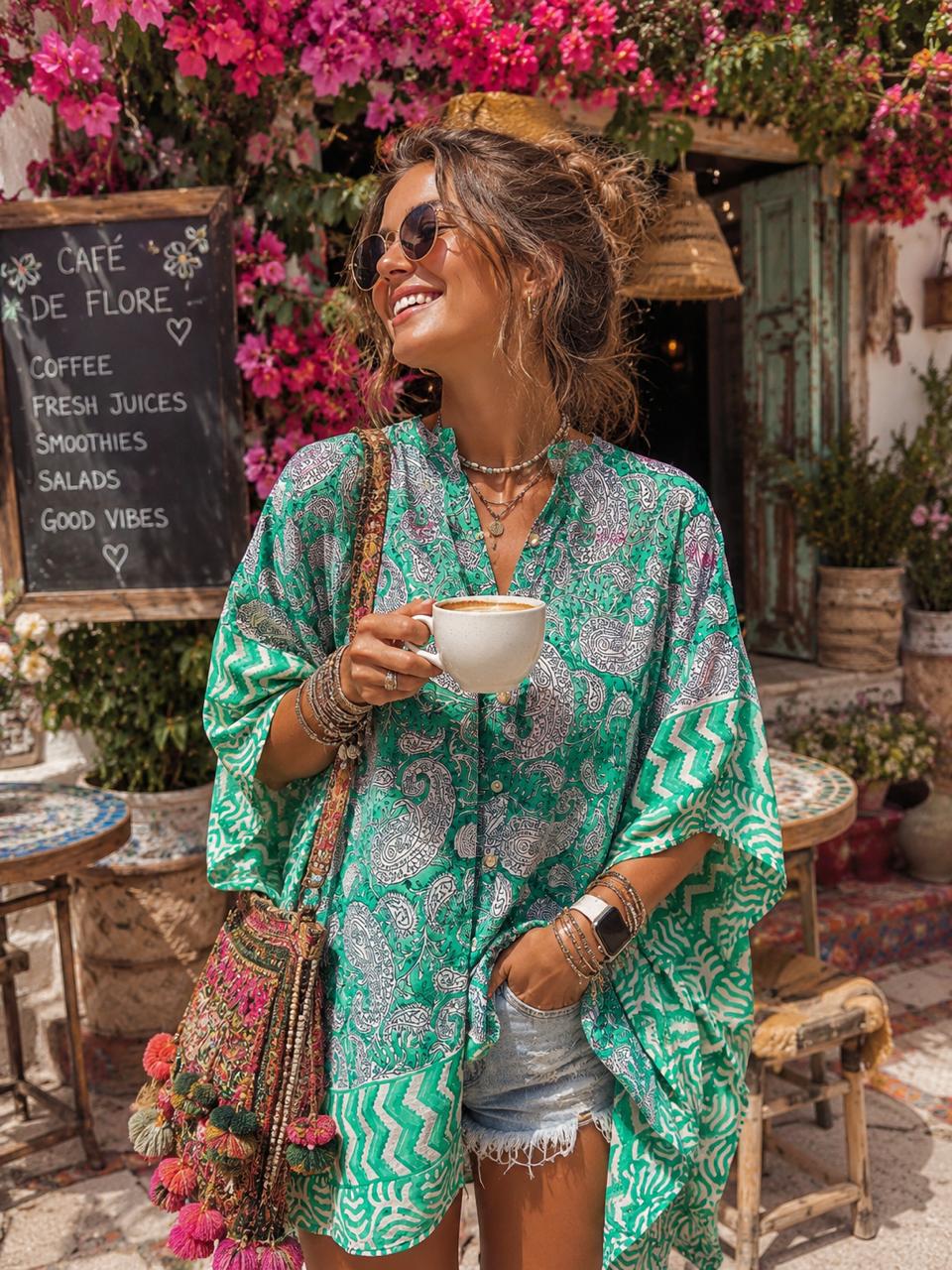 Villa Verde Kaftaan Shirt