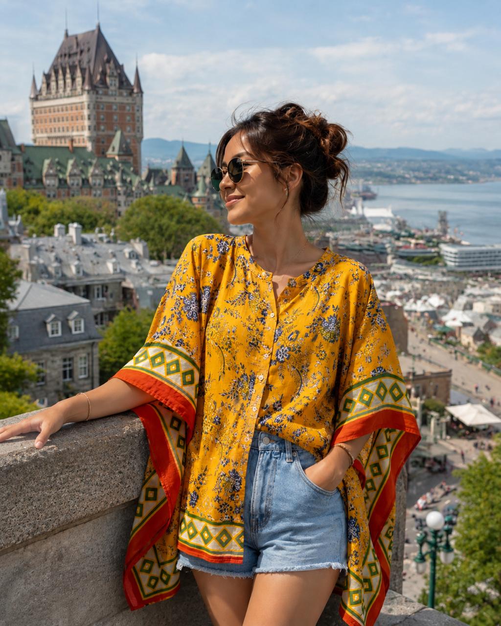 Wanderlust Bloom Kaftaan Shirt