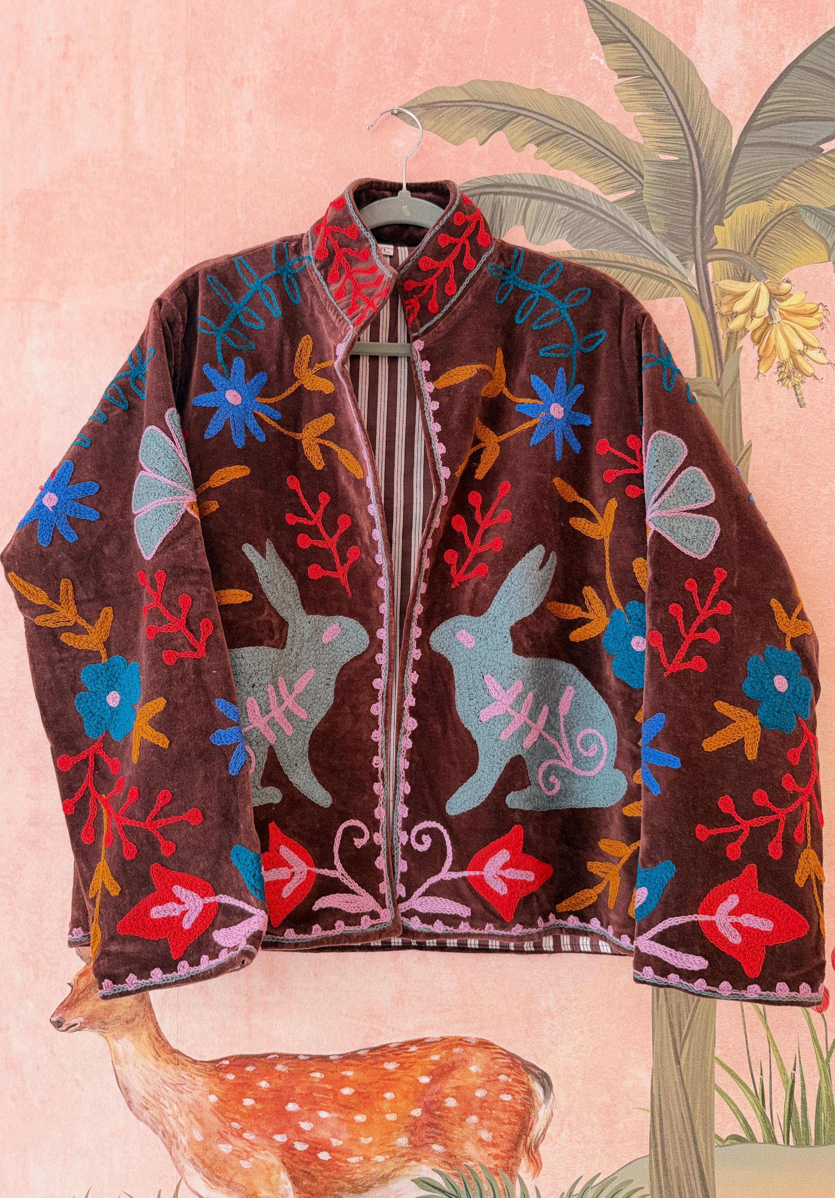 Woodland Folk Embroidered Jacket